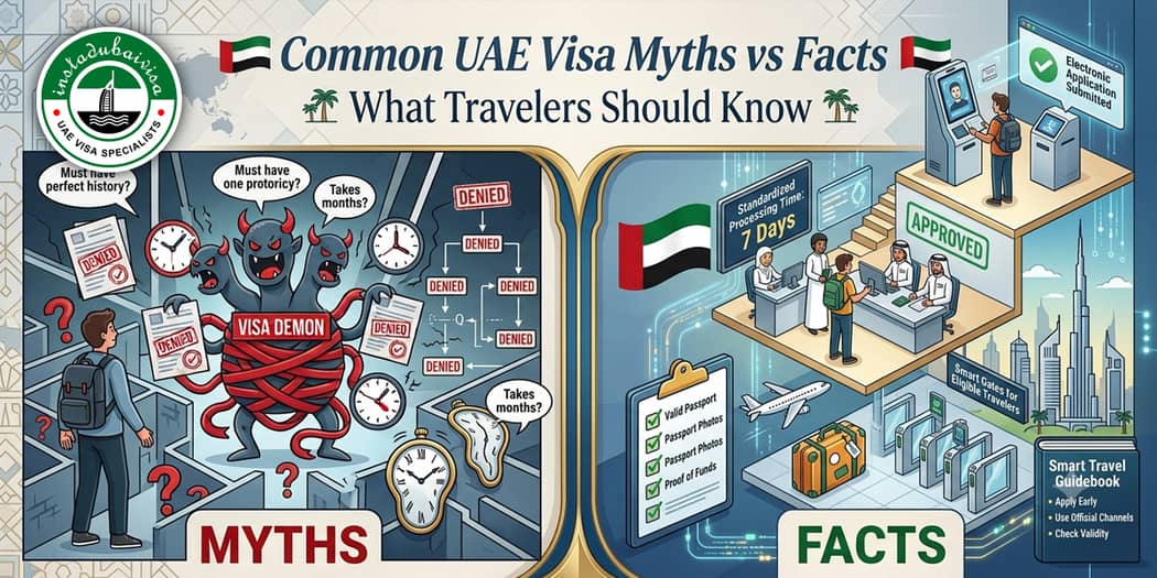 Common UAE Visa Myths vs Facts: What Travelers Should Know